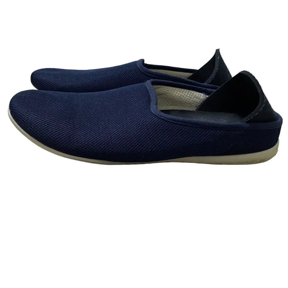 Mahabis Men 47 Size 12.5 Slippers Summer Blue Mesh Slip On Shoes Rubber Sole